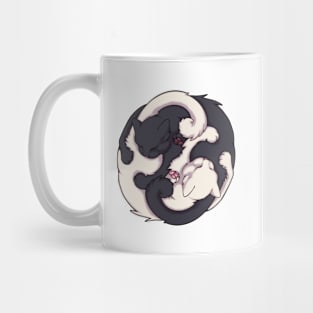 Double cat hug Mug